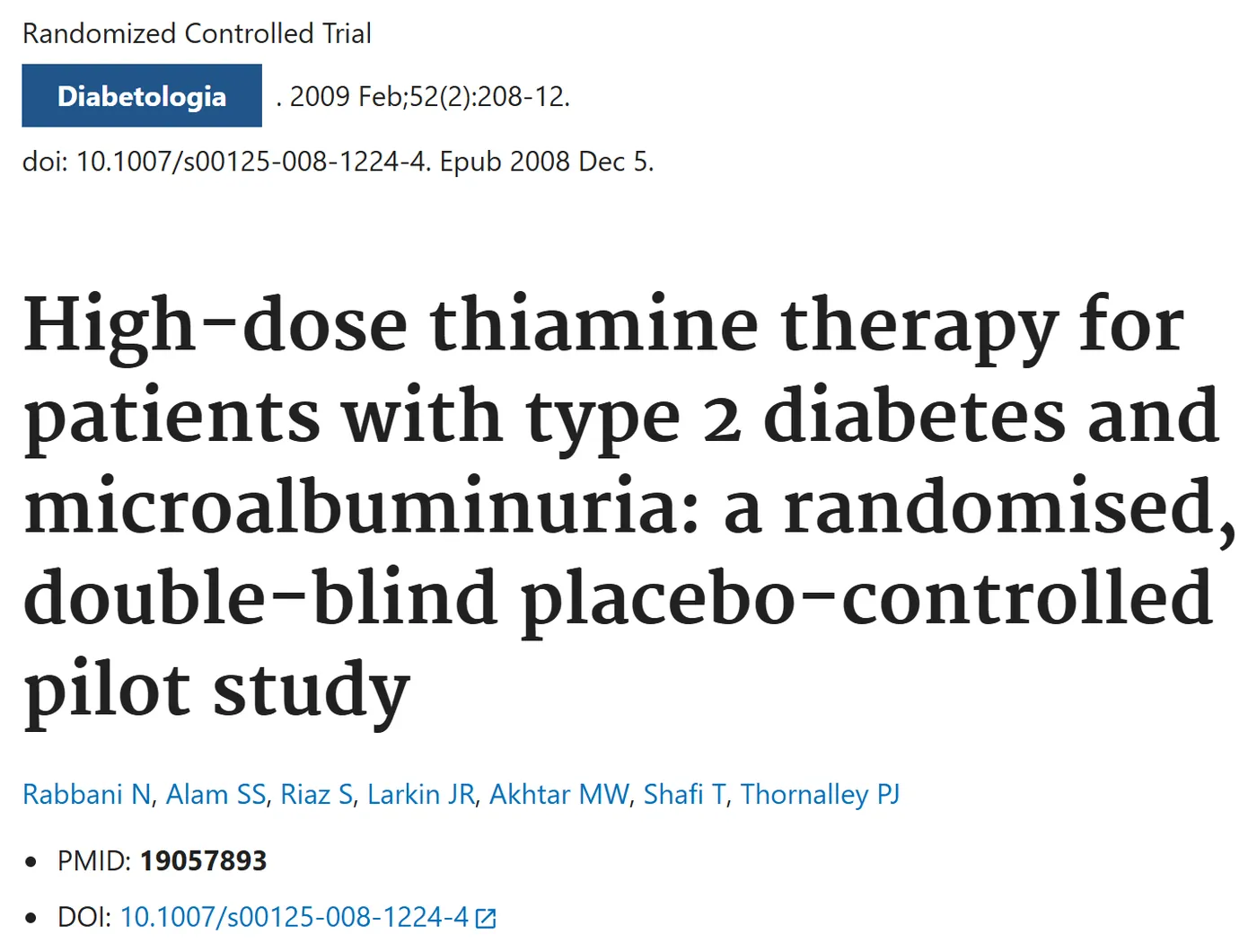 PubMed record of the study, PMID 19057893
