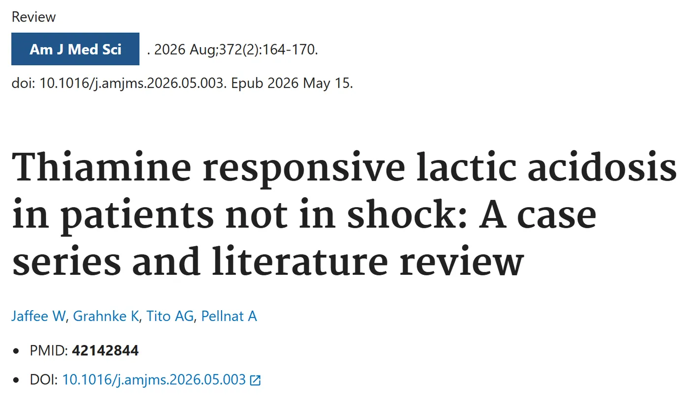 PubMed record of the study, PMID 42142844
